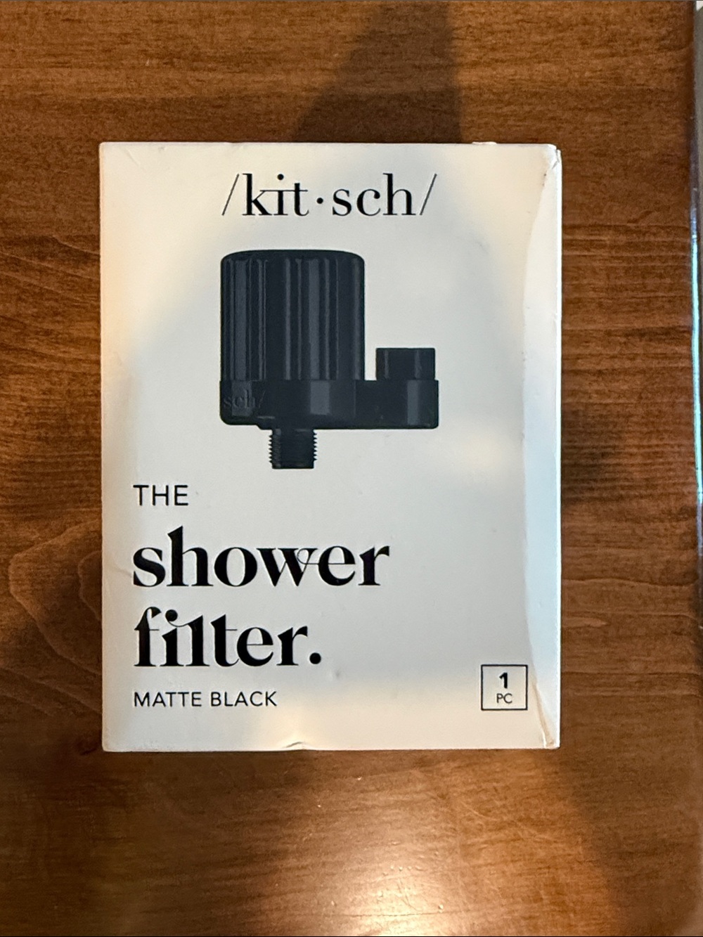 Kitsch Matte Black Shower Filter